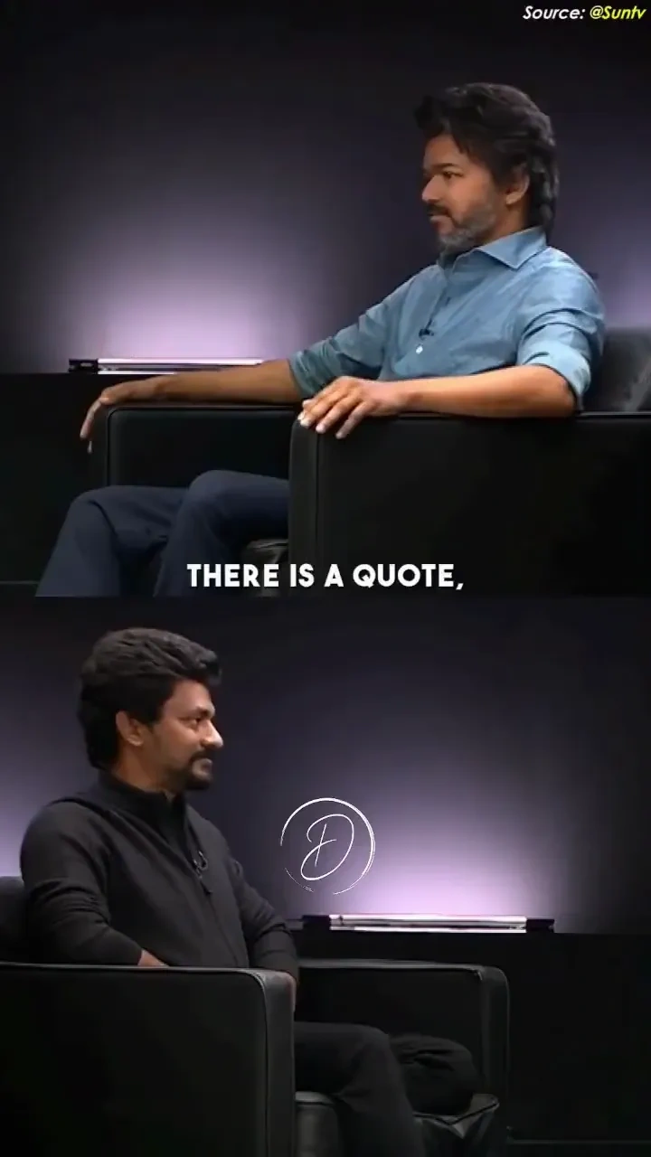Missed it? new chance: 

Vijay says: miss one chance? don't cry; another opens up.

#ThalapathyVijay