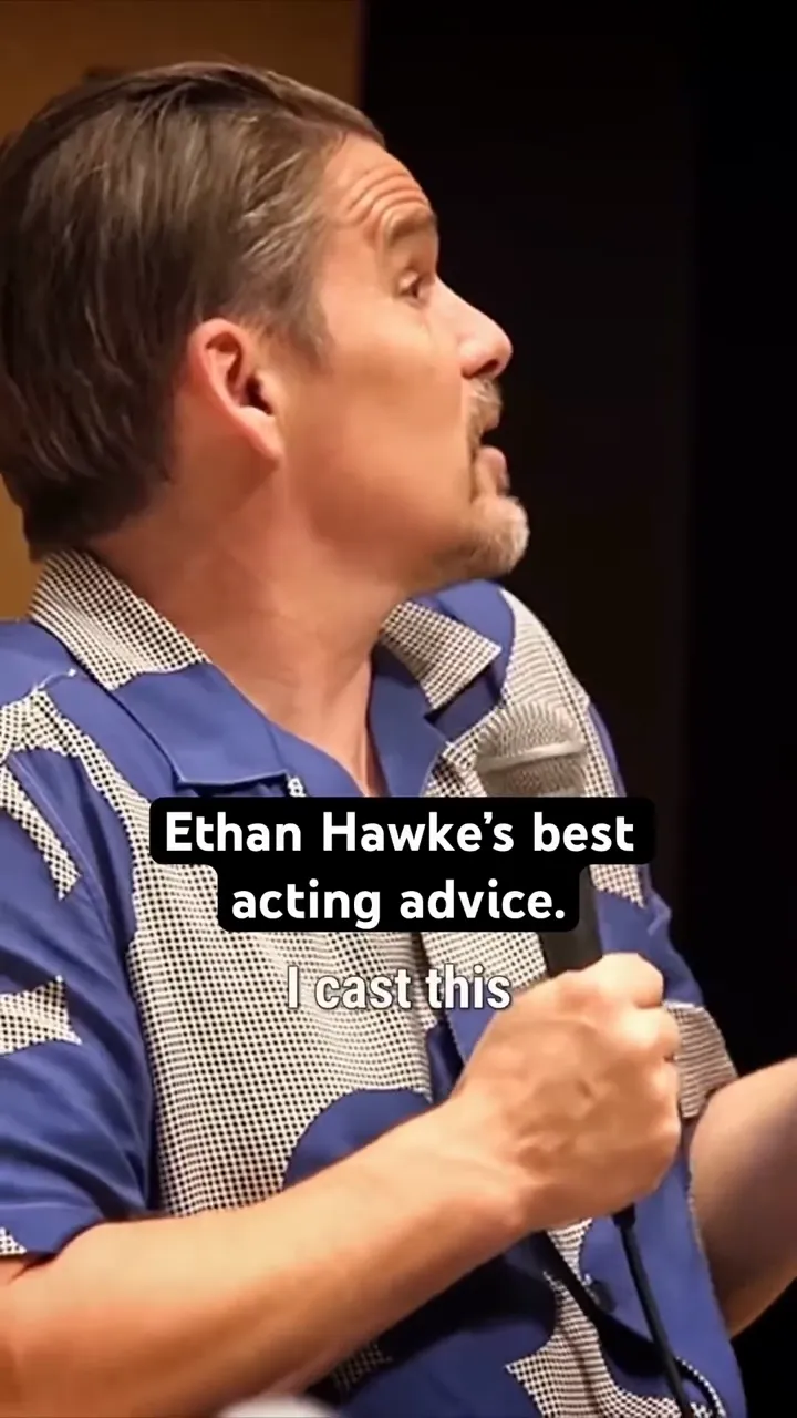 Hawke's acting wisdom: 

Ethan Hawke shares practical tips for staying present and honest on stage

