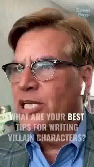 Villain reimagined: sorkin: 

Empathize with the villain and craft them with real depth.

#AaronSork