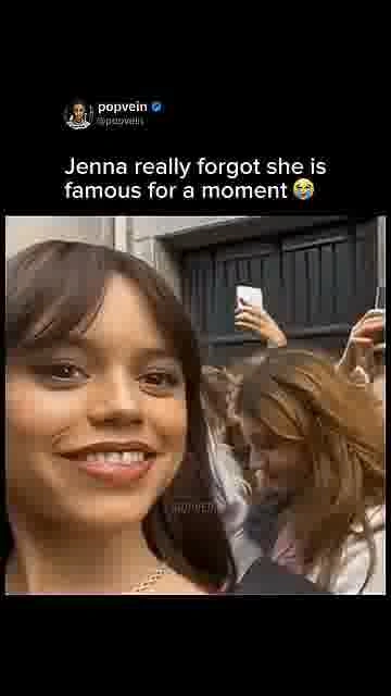 Jenna forgets her fame: 

Her stunned reaction to hearing fans scream her name is honestly adorable 