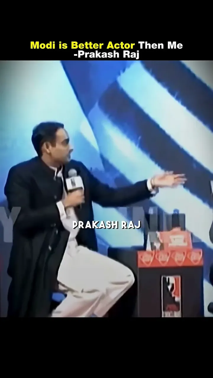 Modi: better actor?: 

Prakash Raj says Modi could be a better actor. Clip worth a watch.

#Modi #Pr
