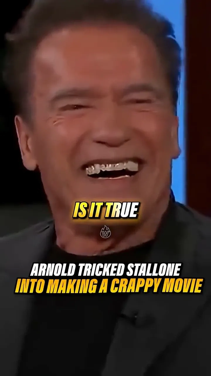 Arnold tricked stallone: 

Rumor: Arnold allegedly pulled a fast one on Stallone and made a flop.

#