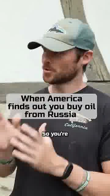 When america spots russian oil: 

Buying Russian oil can quickly turn into a political headache.

#R