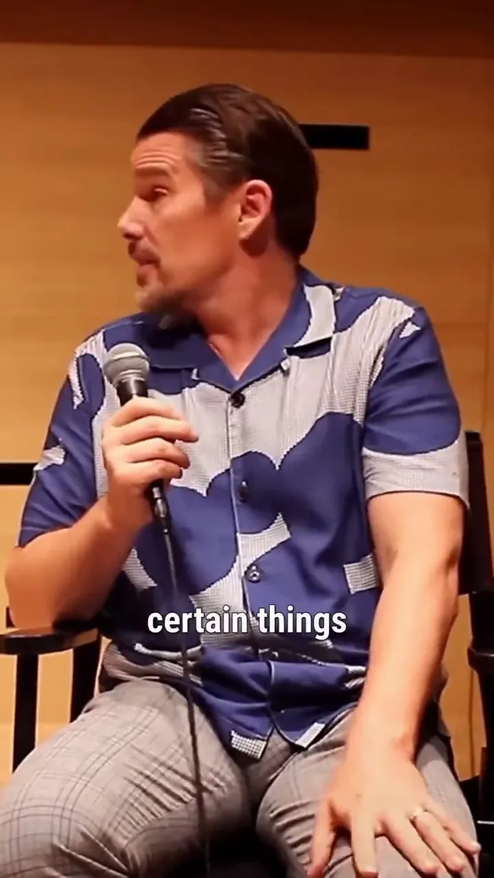 Hawke: craft and courage: 

A quick look at Ethan Hawke's take on acting and filmmaking, all about c