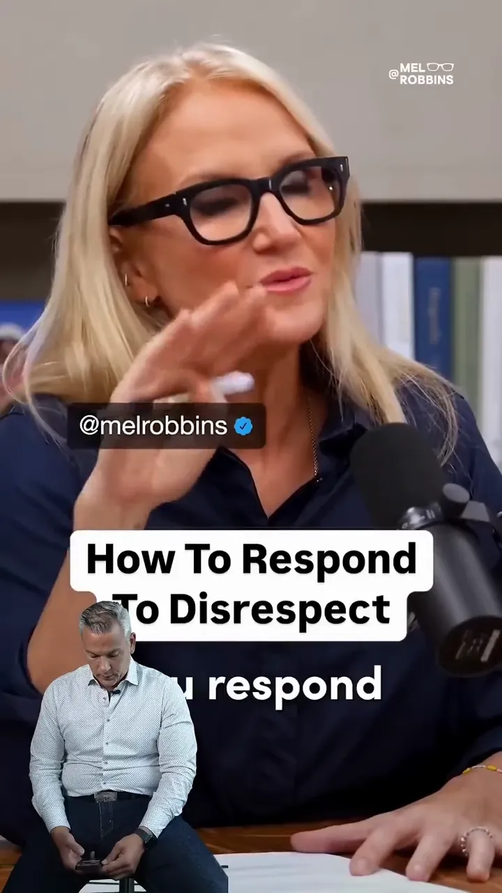 Pause and respond calmly: 

Pause before reacting. Say, 'That is below my standard for a response.' 