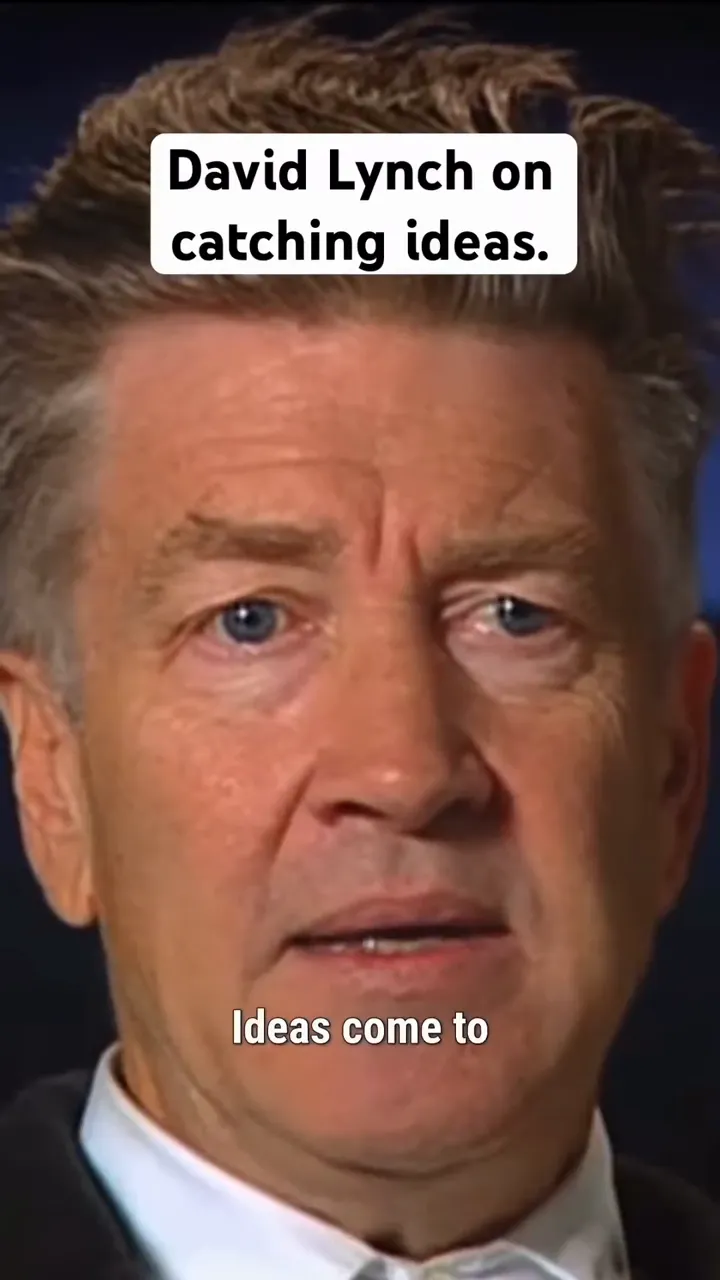 David lynch: catching ideas: 

David Lynch on how ideas form and drive cinema.

#DavidLynch #Cinema 