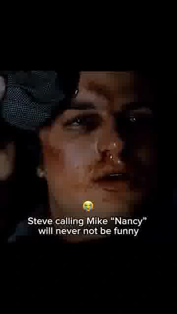 Steve’s funniest mike nickname: 

Steve calling Mike “Nancy” never gets old 😭

#StrangerThings #Stev