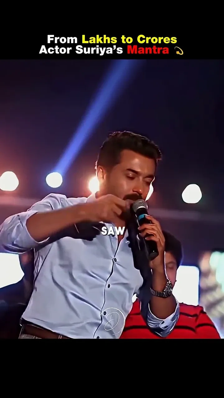 Suriya's rise mantra: 

Suriya shares the mindset behind turning lakhs into crores.

#Suriya #FromLa