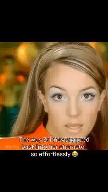 Britney breaks character: 

She slipped up, then snapped right back into character 😂

#BritneySpears