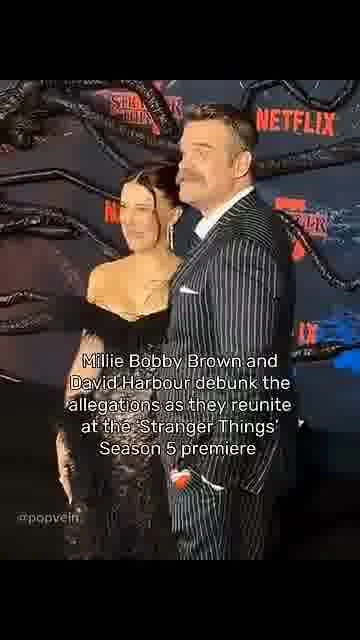 Stranger things allegations addressed: 

David Harbour and Millie Bobby Brown respond to the rumors 