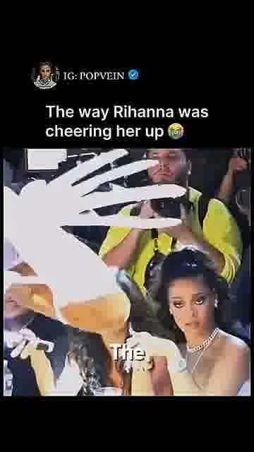 Rihanna’s unfiltered pep talk: 

Rihanna cheers up her model friend with a hilarious burst of profan