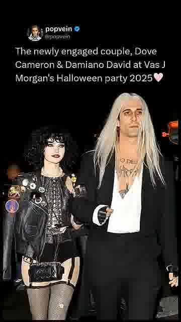 Riff raff meets frank-n-furter: 

Damiano and Dove bring Rocky Horror energy to a starry Halloween n