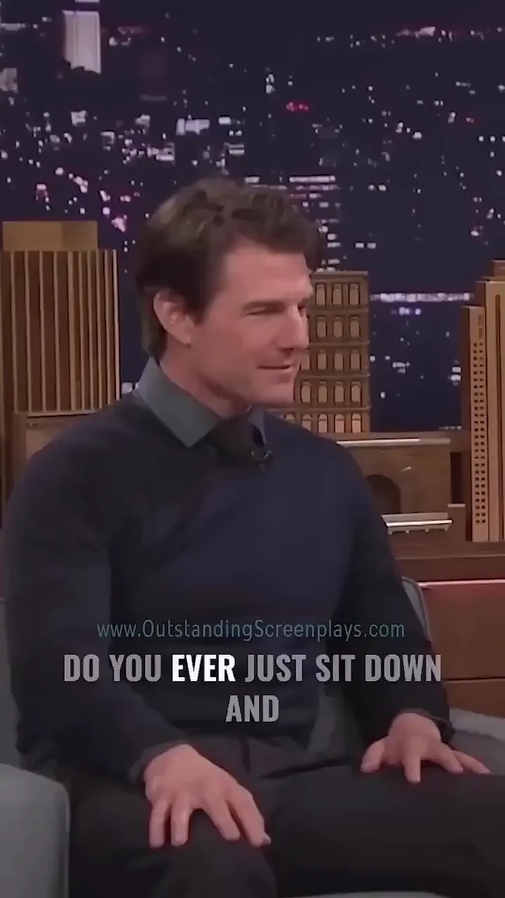 Tom cruise: one movie daily: 

Tom Cruise watches one film a day and shares screenplay contest tips.