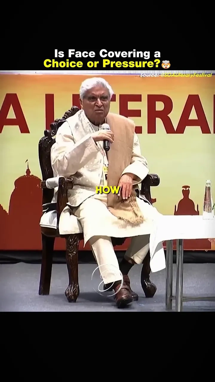 Mask: choice or pressure: 

Javed Akhtar weighs whether wearing a face covering is choice or pressur