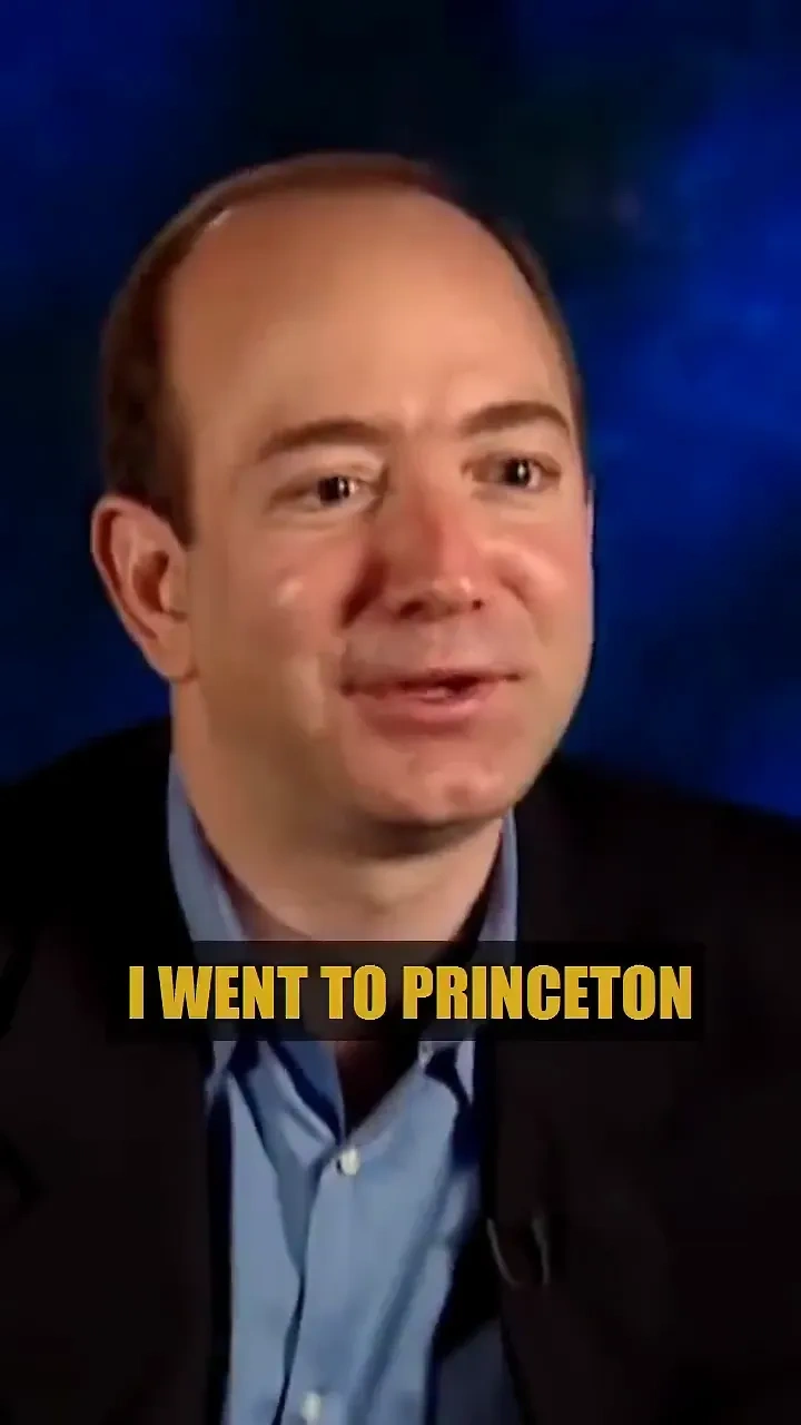 Bezos realizes he's not smart 

Bezos recalls Princeton quantum class, realizing physics wasn't his 