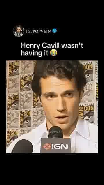 Henry hears wikipedia: 

Henry Cavill's look says everything about using Wikipedia as a source 😭

#H