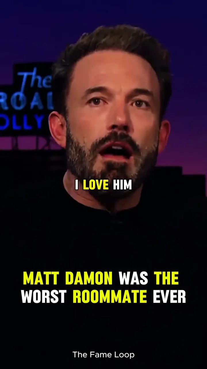 Affleck spills damon's habits: 

Ben shares what living with Damon was really like.

#BenAffleck #Ma