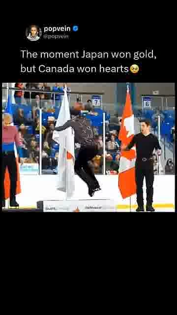 A gesture fans remember: 

Japan took the gold, but Canada’s heartfelt gesture stole the moment.

#F