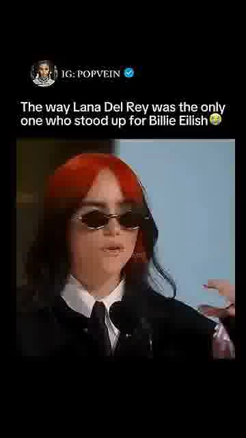 Lana had billie’s back: 

Lana’s support for Billie sparked plenty of fan reactions.

#LanaDelRey #B