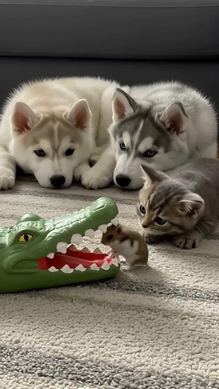 Hamster takes lead 

Tiny hamster, big attitude. Watch AI magic meet tiny paws in action.

#hamster 