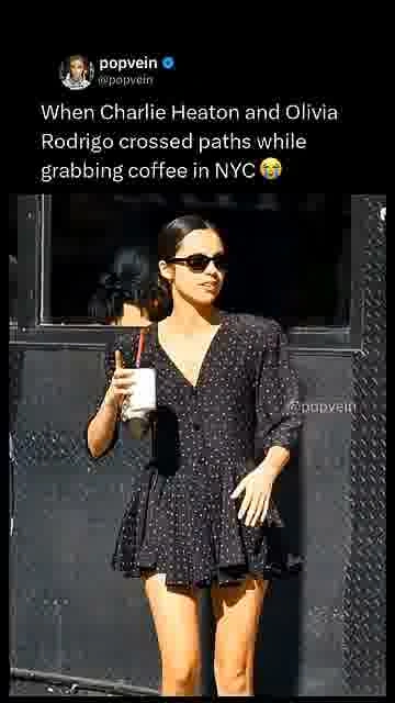 The coffee shop surprise: 

Olivia Rodrigo and Charlie Heaton unexpectedly crossed paths in NYC.

#O
