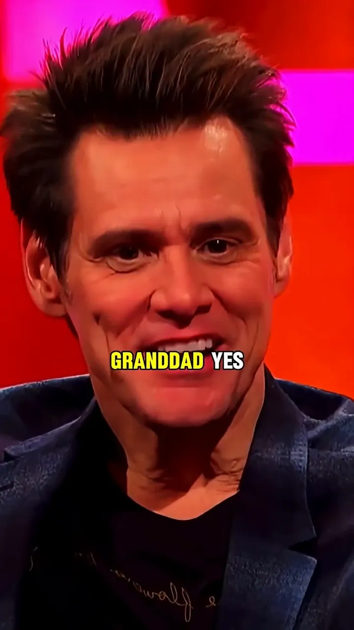Jim carrey grandpa tease: 

Jim Carrey laughs as his grandson calls him grandpa, and he admits it ma