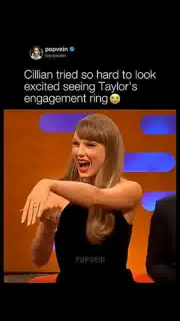 Cillian’s polite ring reaction: 

His carefully controlled reaction to Taylor’s ring has everyone cr