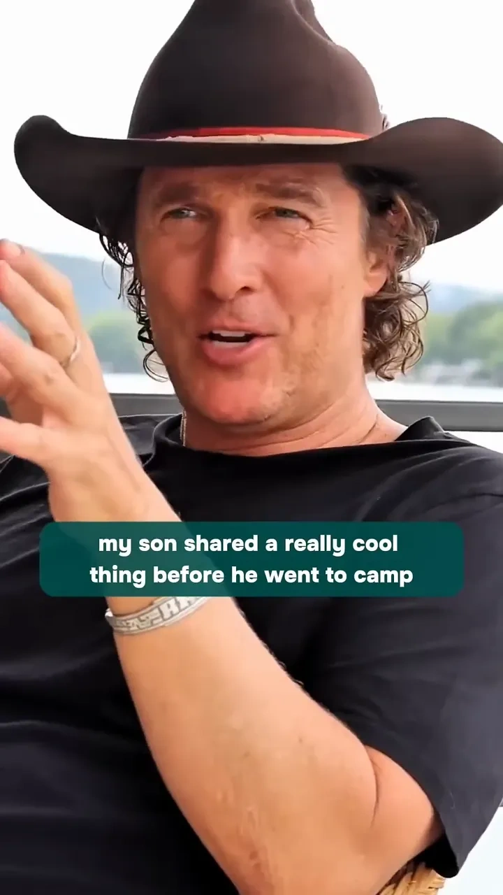 Mcconaughey's son knows: 

What does McConaughey's son know? A curious moment in Hollywood family li
