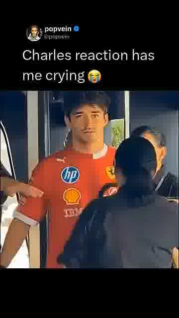 Leclerc’s surprise security check: 

His face when the guard checked his waist says everything 😭

#C