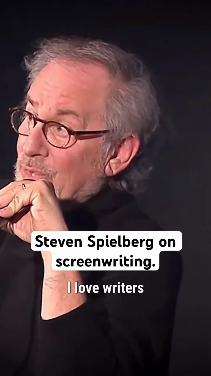 Spielberg on screenwriting: 

Spielberg shares how he builds scenes and stories in a screenplay.

#S