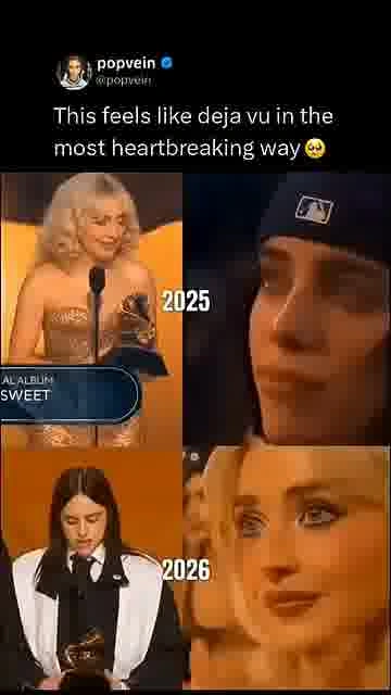 A grammy nightmare again: 

Billie and Sabrina leave the Grammys without a win—fans are feeling the 