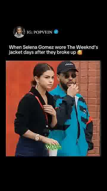 Selena’s post-breakup jacket moment: 

She wore The Weeknd’s jacket just days after their breakup.

