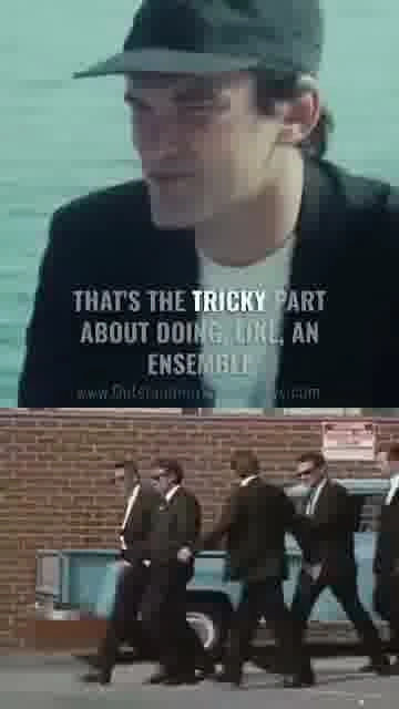 Tarantino on directing actors: 

Tarantino explains how he directs actors in Reservoir Dogs.

#Quent
