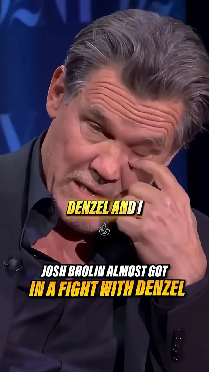Brolin denzel: close call: 

A tense moment between Josh Brolin and Denzel Washington sparks rumors—