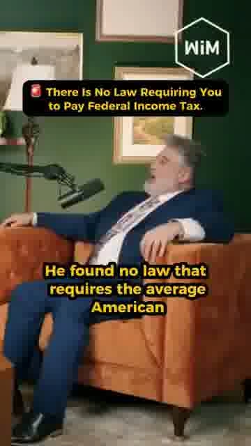 Irs tax myth?: 

A former IRS investigator questions the law behind tax filings and a surprising twi