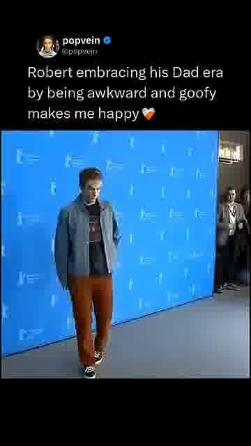 Robert’s awkward dad era: 

Robert Pattinson brings goofy dad energy to the red carpet, and it’s odd