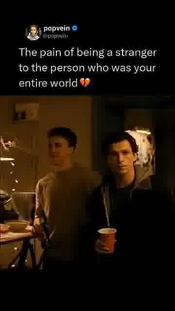 When peter sees mj again: 

Heartbreak hits when Peter sees MJ with someone else.

#SpiderMan #Peter