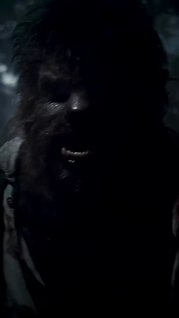 Real monster, no cgi: 

The Wolfman (2010) was built with practical makeup, no CGI, six hours daily 