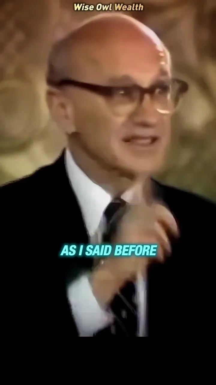 Spending is tax: 

Friedman says government spending is the real tax—paid later via deficits, debt, 