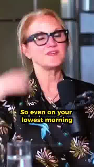 Mirror high-five boost: 

A quick morning ritual: high-five yourself in the mirror to boost confiden