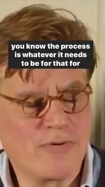 Sorkin writing ritual: 

Mostly thinking, not typing. See how Sorkin shapes a scene.

#AaronSorkin #