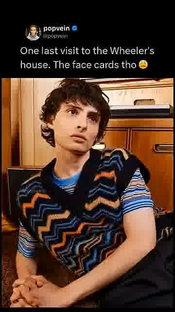 One last wheeler visit: 

The cast returns to the Wheeler house, and those close-ups say everything.