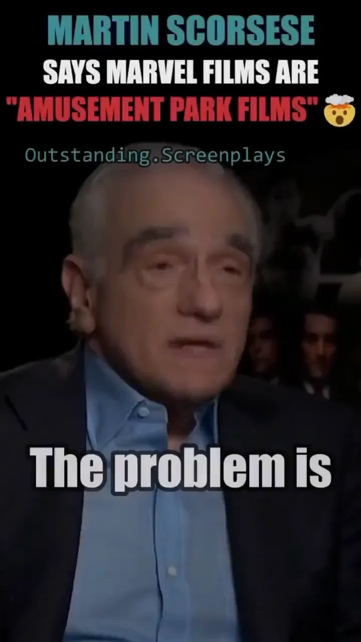 Scorsese calls marvel parks: 

Scorsese says Marvel films feel like amusement parks—cinema is changi