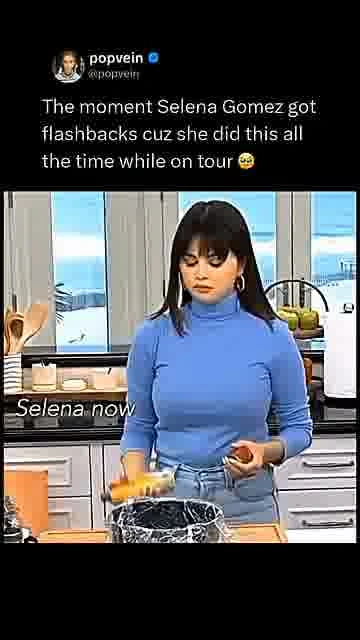 Selena remembers her mic catch: 

That familiar mic catch brought back serious tour memories 🥹

#Sel