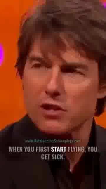 Tom cruise's first jet flight: 

Tom Cruise's first fighter jet moment on Top Gun - behind the scene