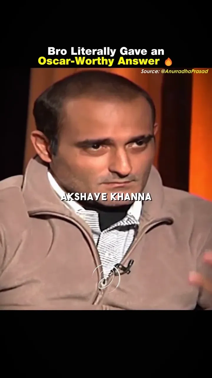 Akshaye's oscar moment: 

Akshaye Khanna drops an interview line that's Oscar-worthy.

#OscarMoment 