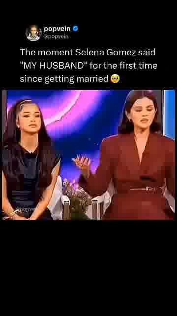 Selena says “my husband”: 

Selena’s first “my husband” moment since marrying Benny has fans smiling