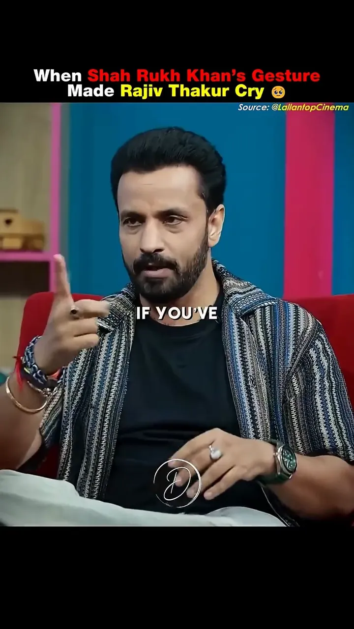Srk moves rajiv thakur: 

SRK's gesture moves Rajiv Thakur to tears—watch the moment.

#SRK #RajivTh