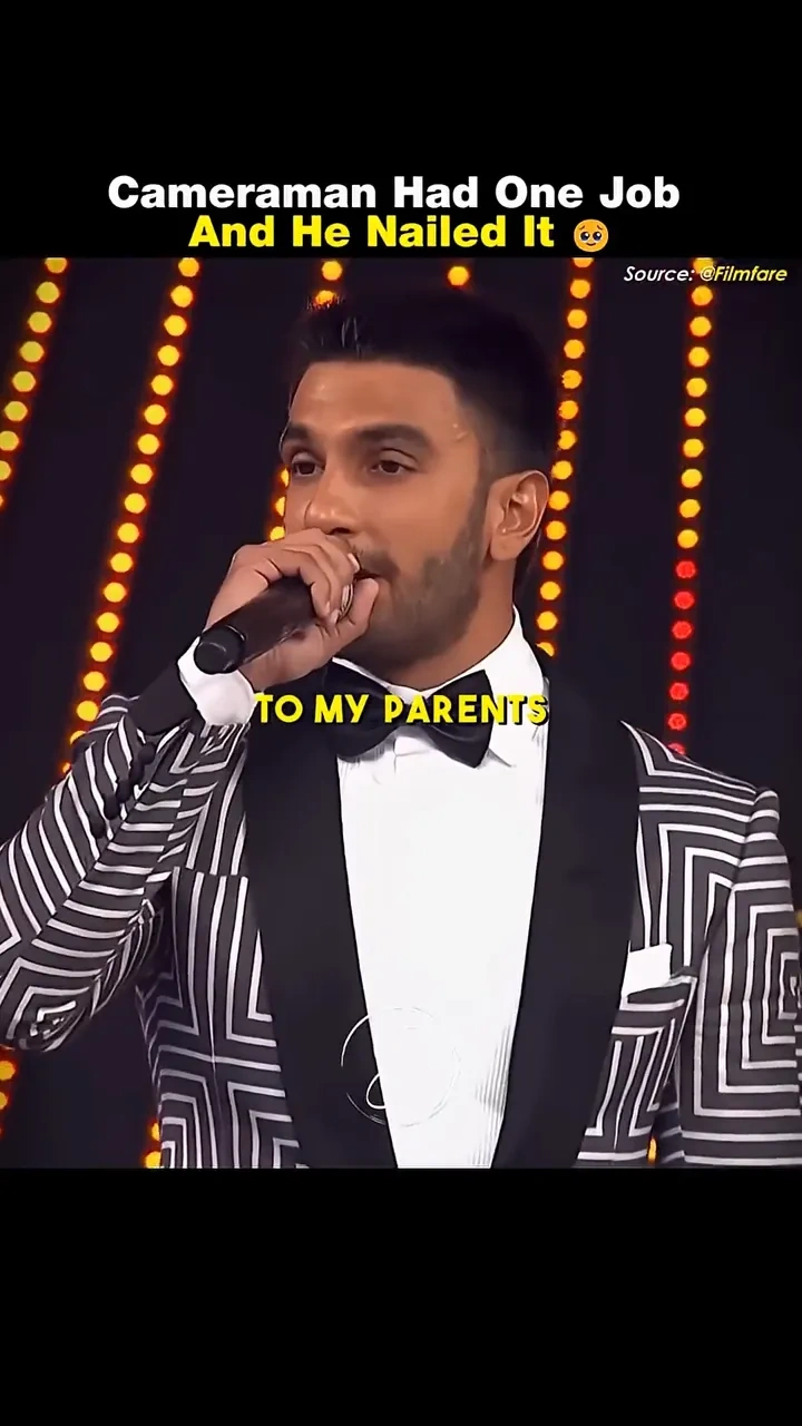 Deepika falls for ranveer: 

Sweet moment between Deepika and Ranveer, captured in a candid clip.

#