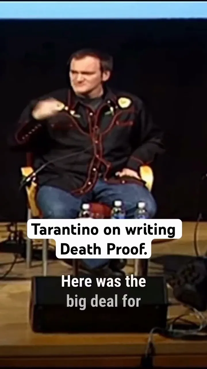 Tarantino on death proof: 

Tarantino explains how he shaped Death Proof's vibe and dialogue.

#Tara